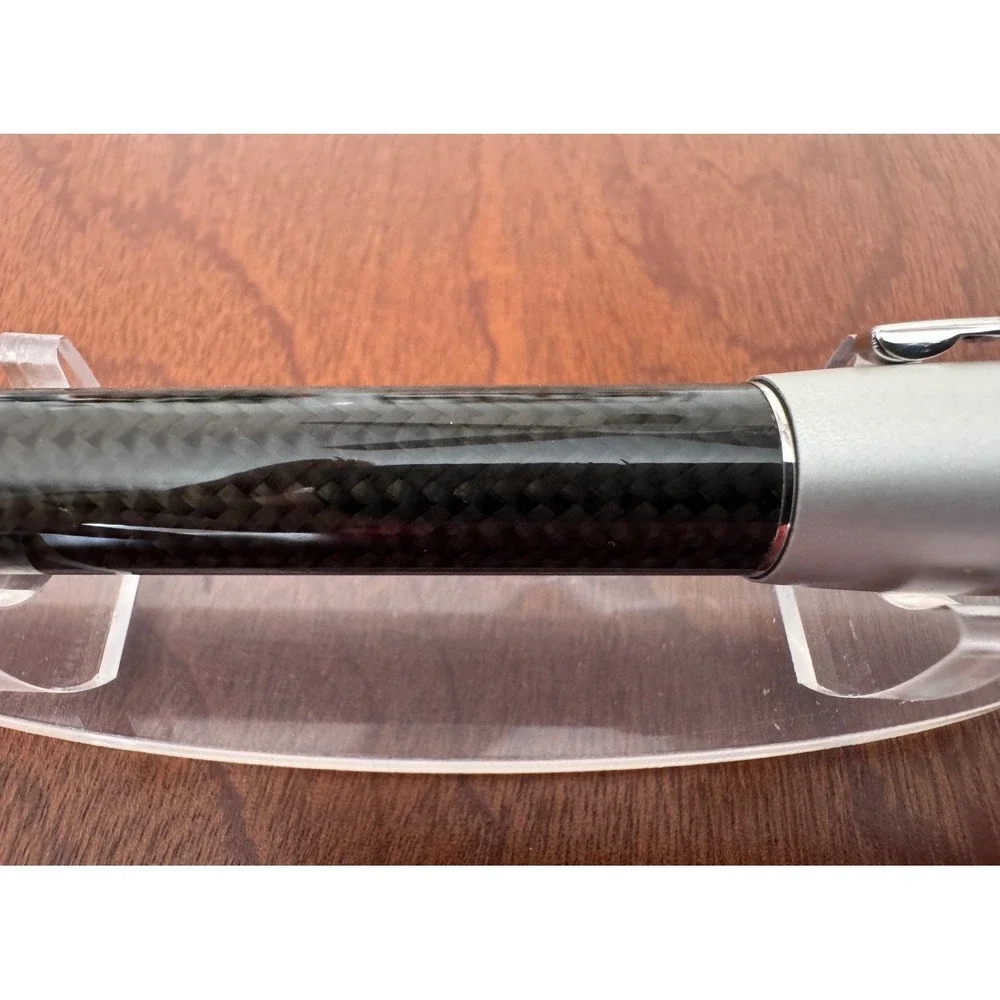 Vintage Delta Y2K Carbon Fiber Rollerball Pen Made in Italy Rare (#0161)